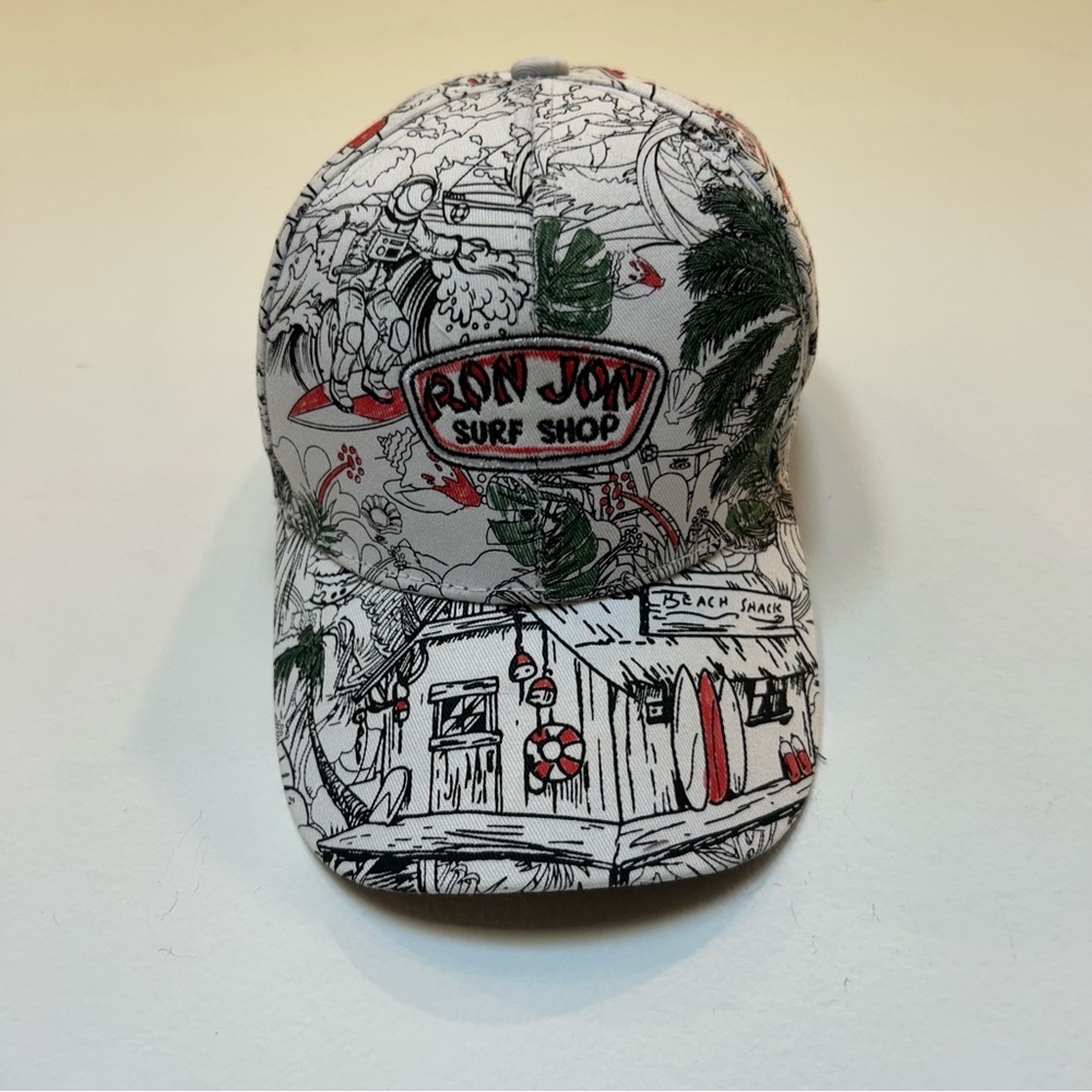 Ron Jon Surf Shop Graphic Hat - Red, Black, White